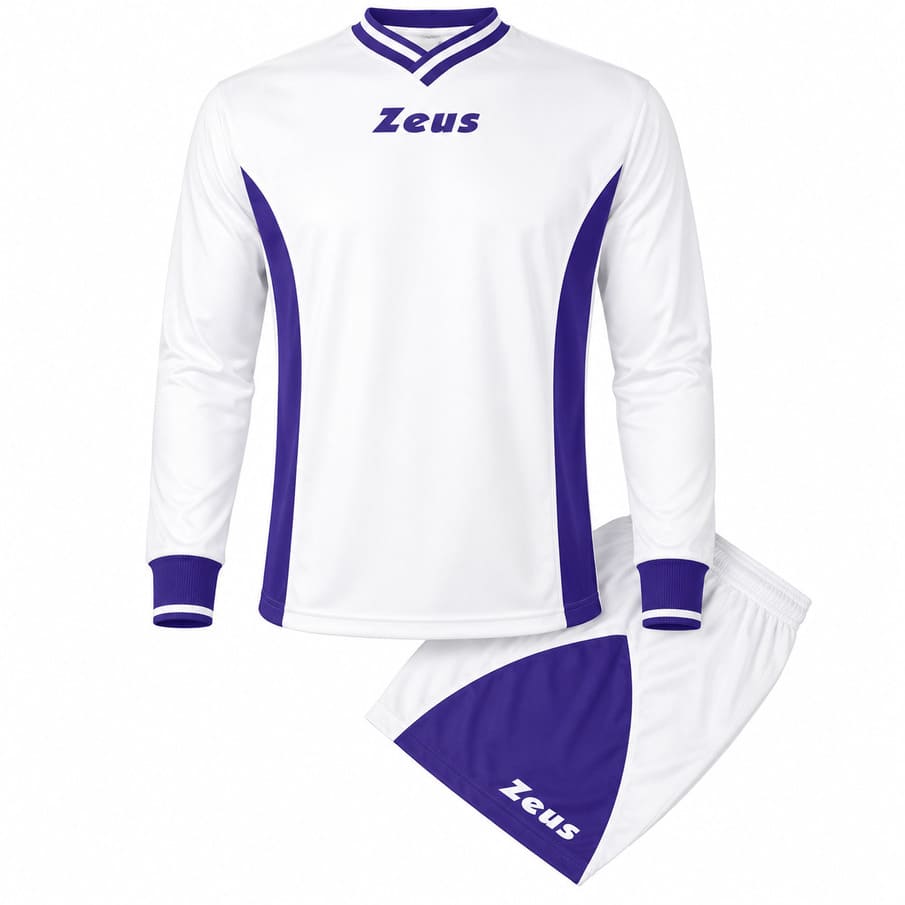 Zeus Kit Dedalo Trikot-Set 2-delig wit/blauw