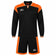 Zeus Kit Hermes Trikot-Set 2-delig zwart/oranje/wit – 2XS