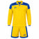 Zeus Kit Hermes Trikotset 2-delig geel/royalblauw/wit – 2XS
