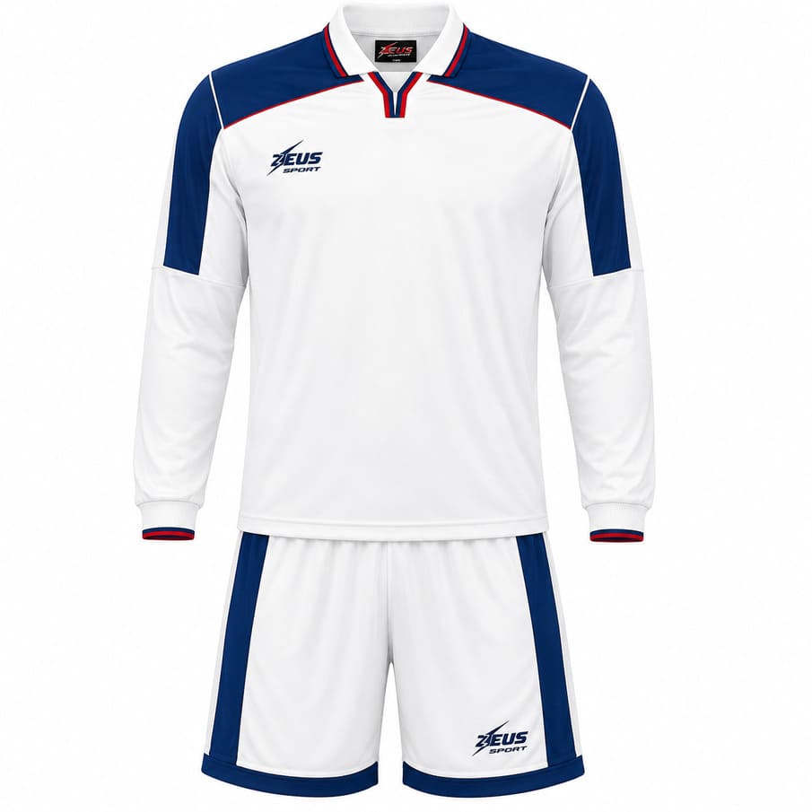 Zeus Set Hermes Tenue 2-delig wit/blauw/rood