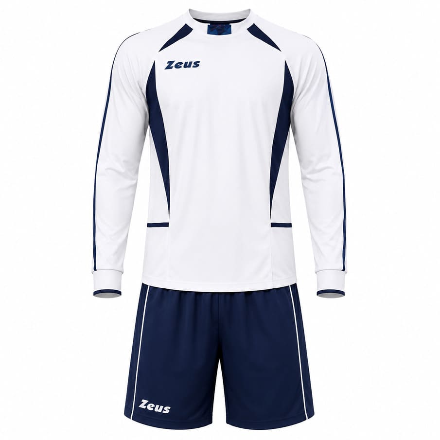Zeus Kit Brazil Heren Truitje-Set 2-delig wit/blauw