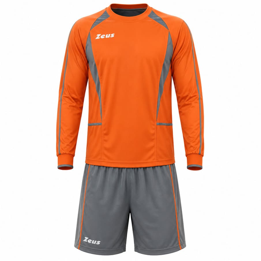Zeus Kit Brazil Heren Truitje-set 2-delig oranje/grijs