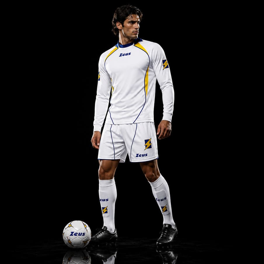 Zeus Kit Icaro Heren T-shirtset 2-delig blauw/geel
