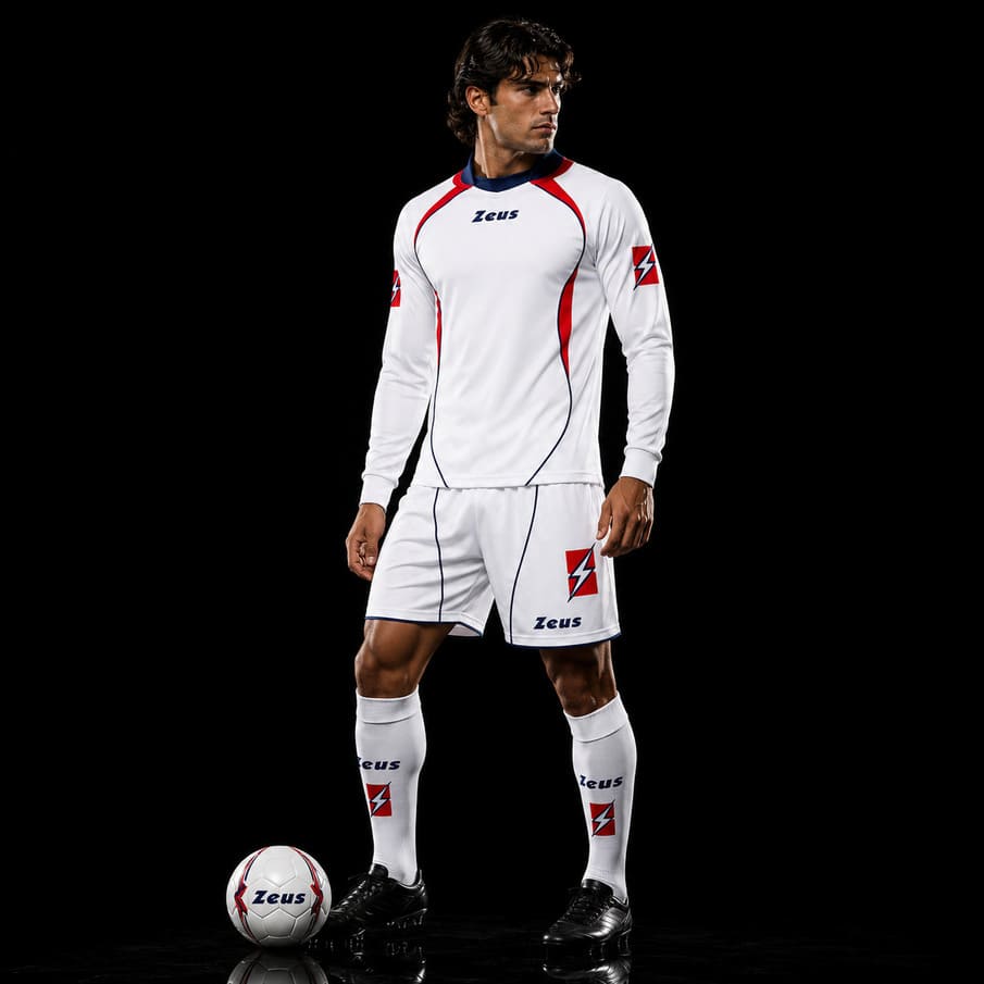 Zeus tenue Icaro heren tenue 2-delig blauw/rood