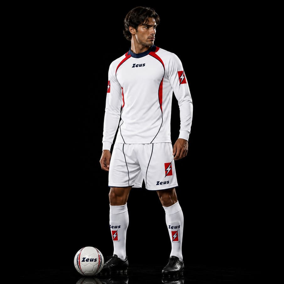 Zeus Kit Icaro Heren Sportkledingset 2-delig zwart/rood