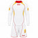 Zeus Kit Icaro Heren Shirt-Set 2-delig rood/geel – M