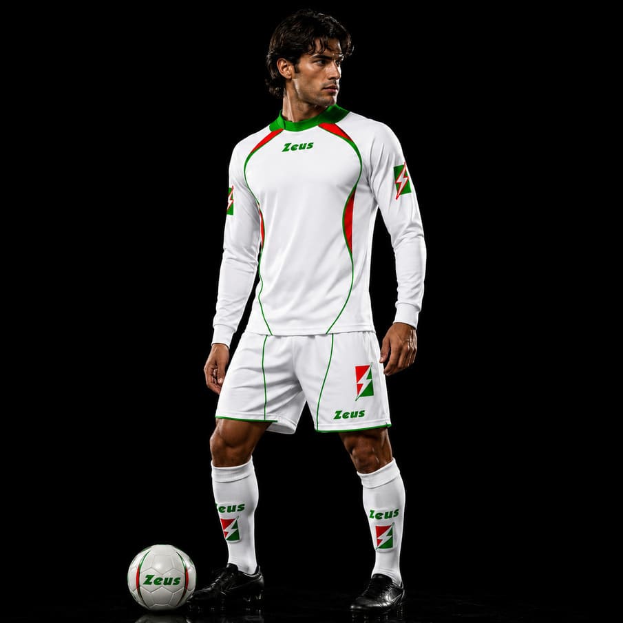 Zeus Kit Icaro Heren T-shirtset 2-delig groen/rood