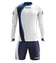 Zeus tenue Kit Spagna + korte broek 2-delig Ml wit/blauw – S