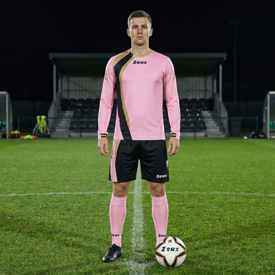 Zeus Kit Spagna Shirt-Set + Shorts 2-delig Ml roze/zwart