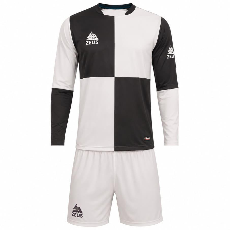 Zeus Kit Yaris Heren Shirt-Set 2-delig zwart/wit