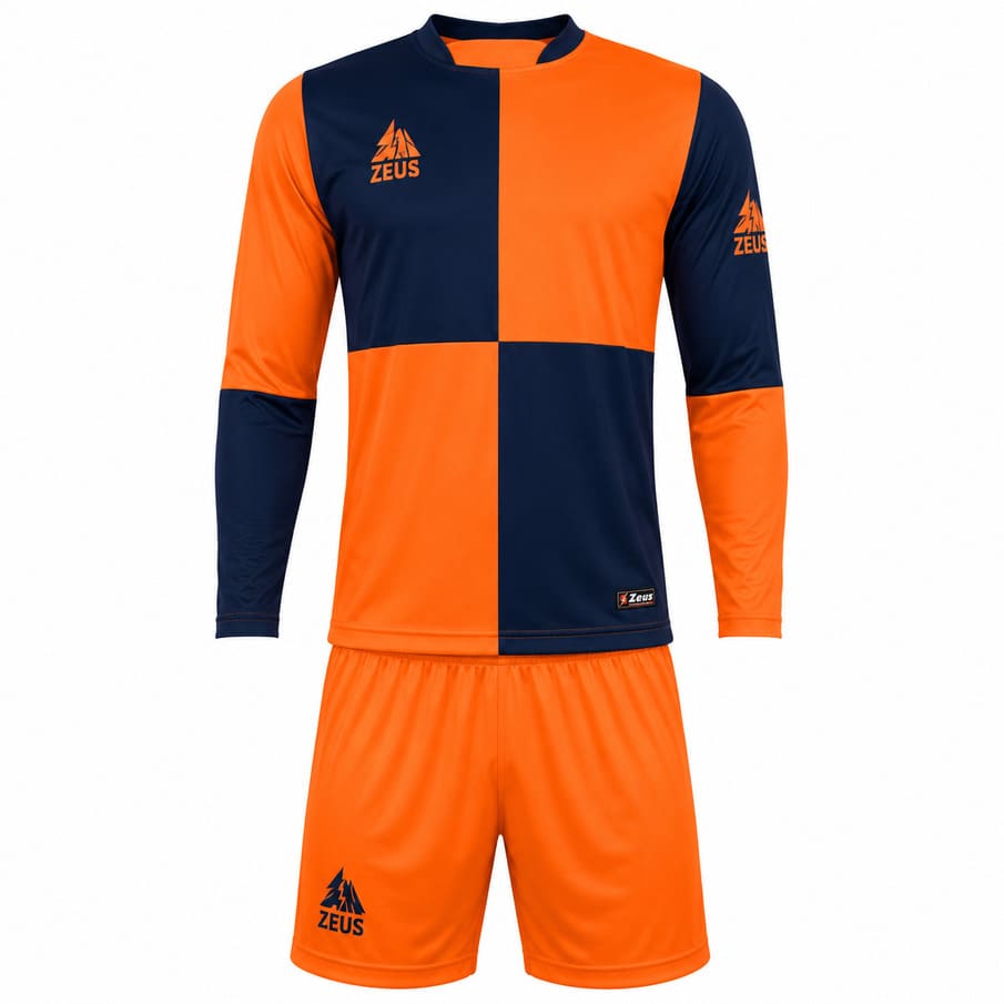 Zeus Kit Yaris Heren T-shirtset 2-delig blauw/oranje