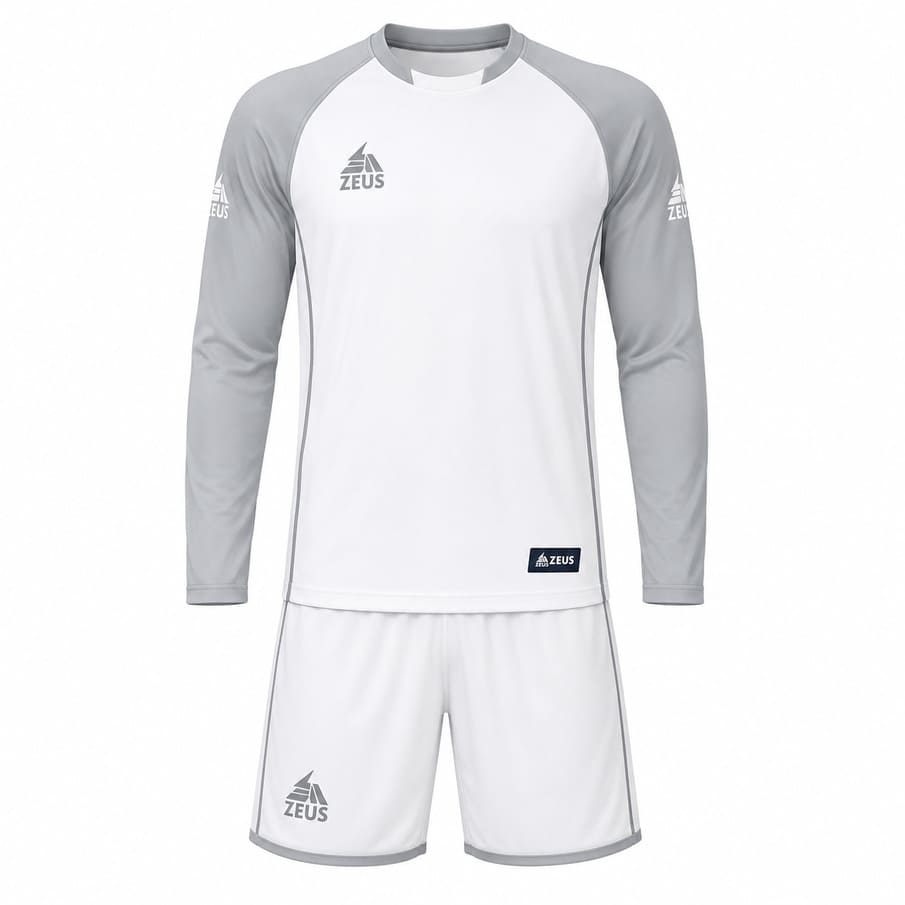 Zeus Tenue Athos Heren Tricotset 2-delig wit/grijs