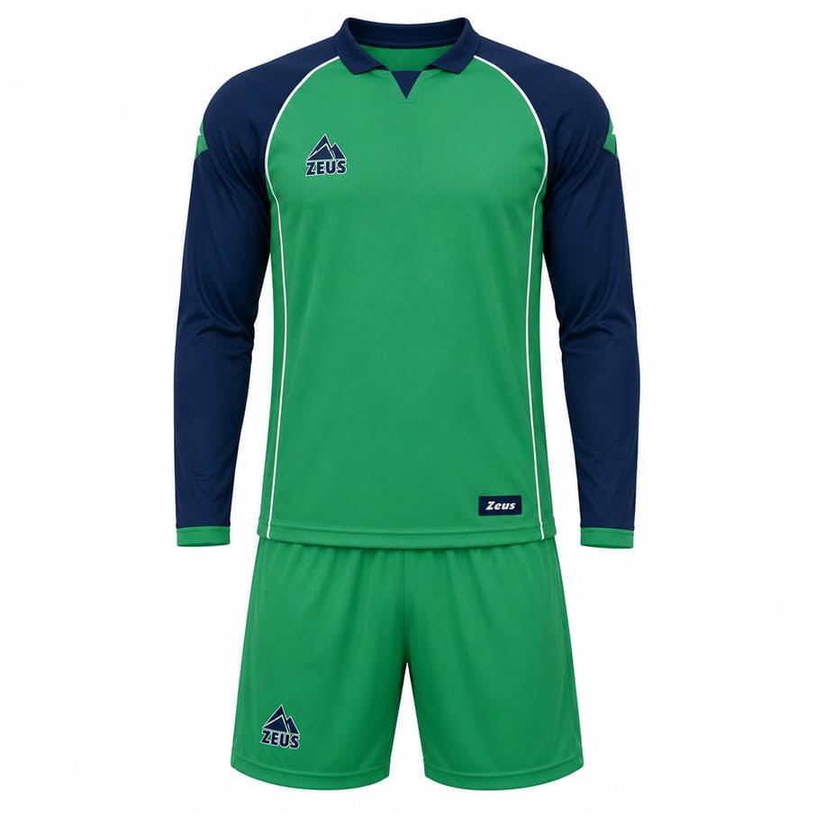 Zeus Kit Athos Heren Trikotset 2-delig groen/blauw