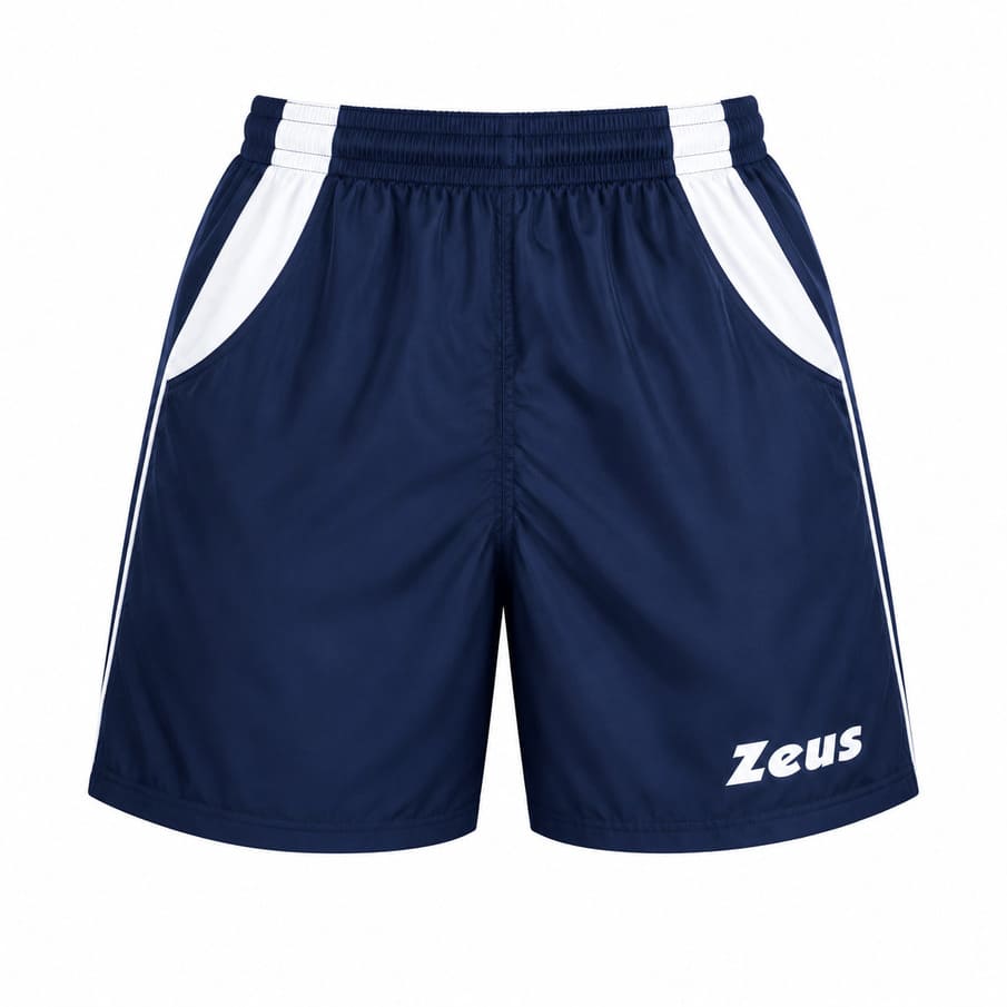 Zeus Korte Broek Pippo Heren Training Shorts blauw/wit