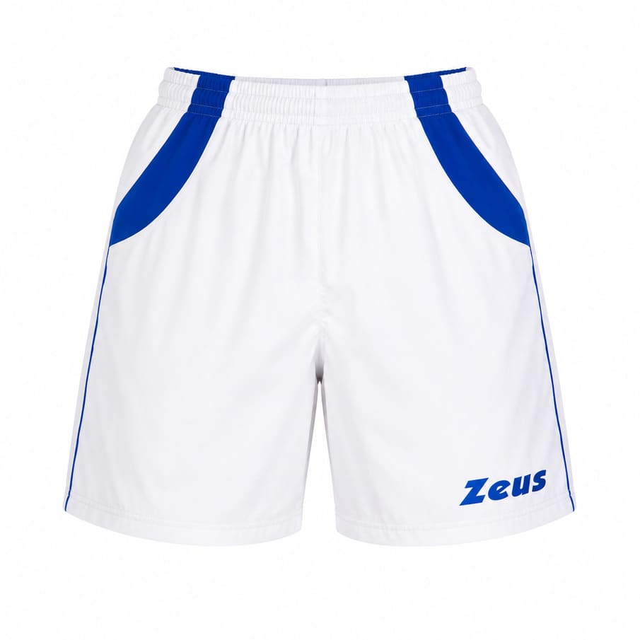 Zeus Trainingsbroek Pippo Heren Shorts wit/blauw