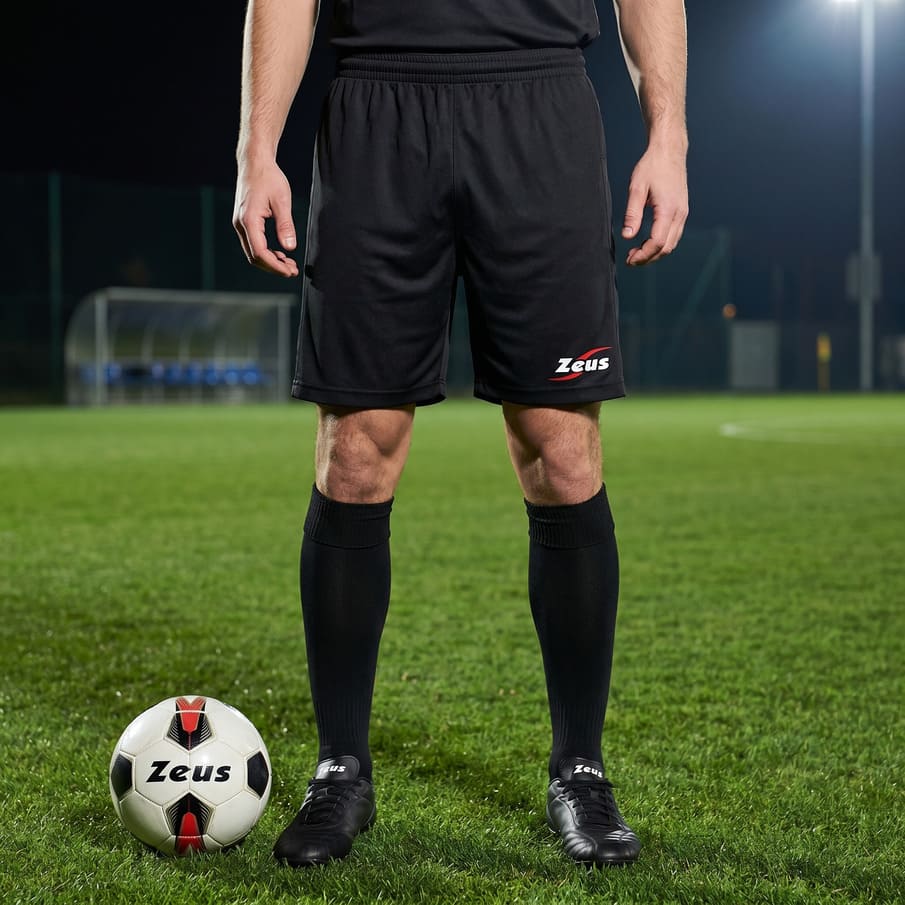 Zeus Bermuda Cross herenshorts nero
