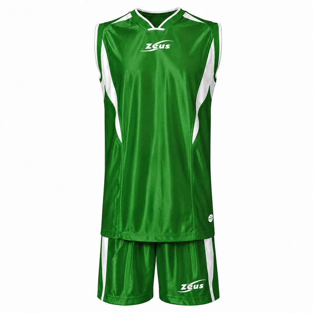 Zeus Kit Sante basketbal tenue + short groen/wit