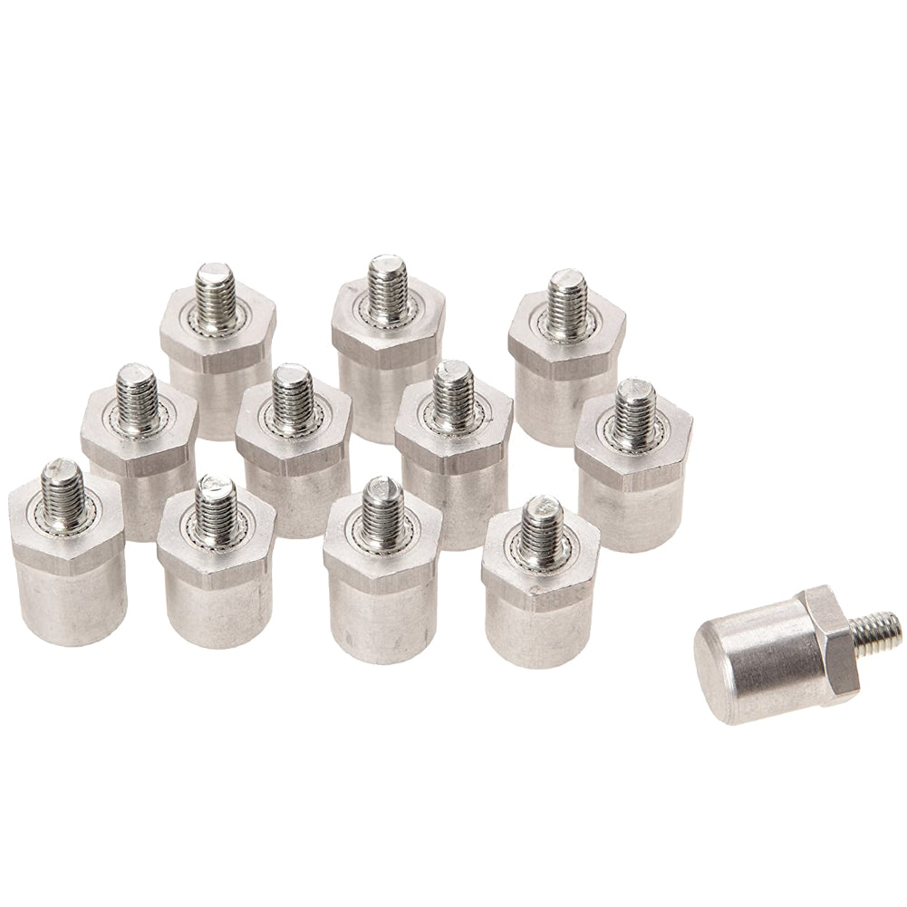 Uhlsport Cylindrical Hexagonal Basic Studs 12-set 1007106010200