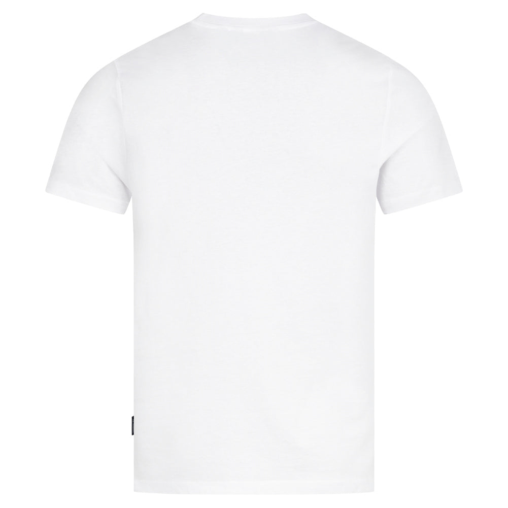 BEN SHERMAN Feel the Groove T-shirt voor heren 1012965-WHITE