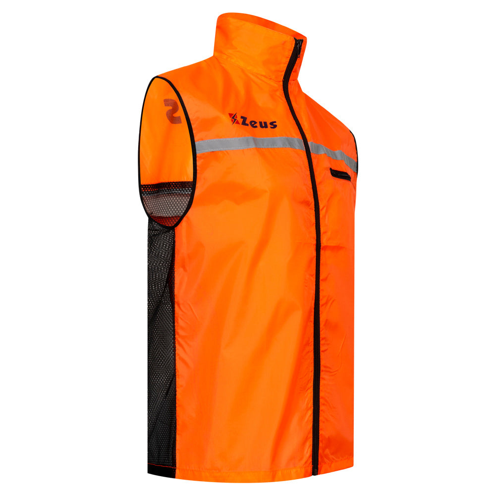 Zeus Heren reflecterend hardloopvest oranje