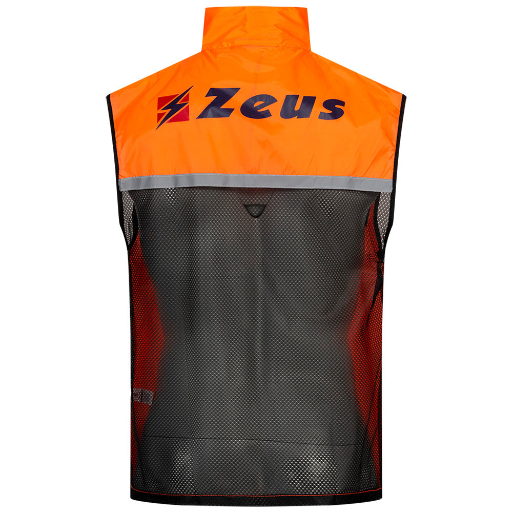 Zeus Heren reflecterend hardloopvest oranje