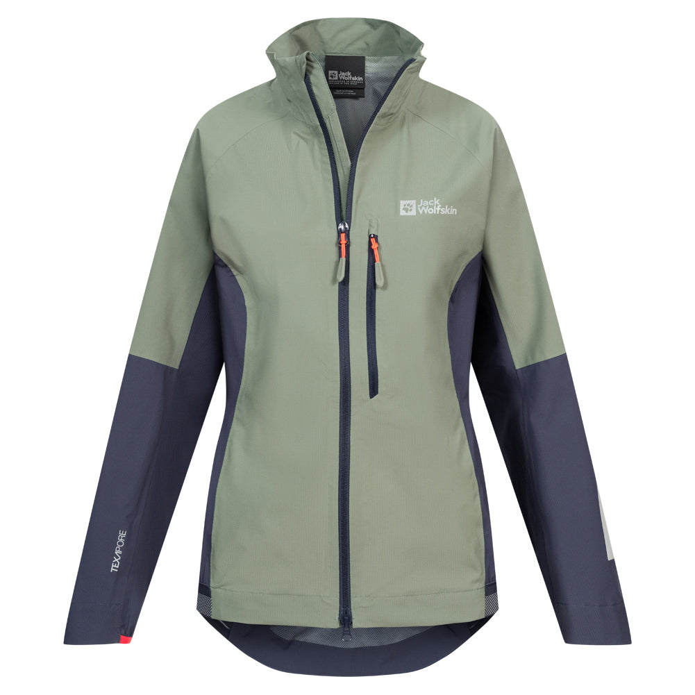 Jack Wolfskin MOROBBIA 2.5L Waterdichte Outdoor Jas voor Dames 1115561-4311