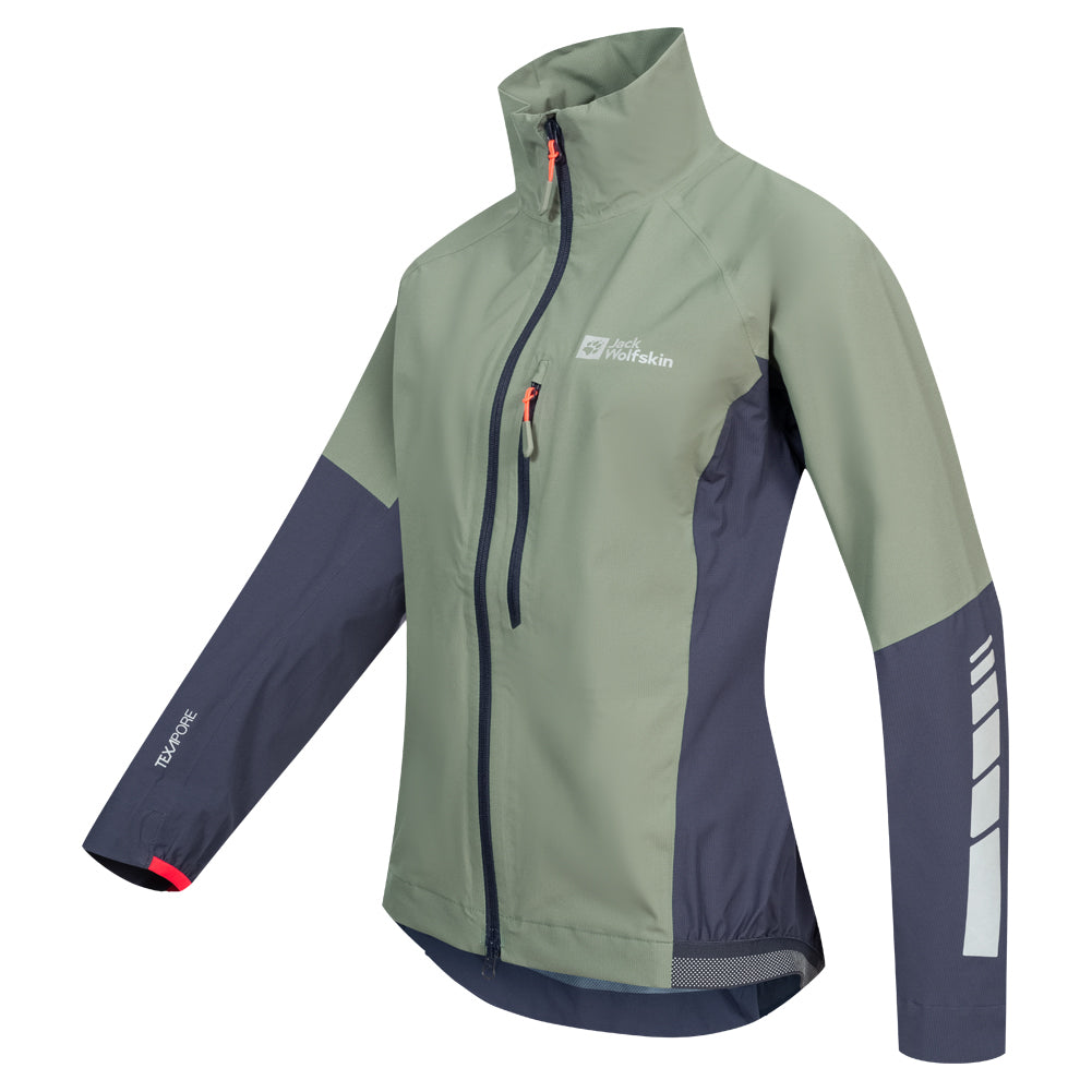 Jack Wolfskin MOROBBIA 2.5L Waterdichte Outdoor Jas voor Dames 1115561-4311