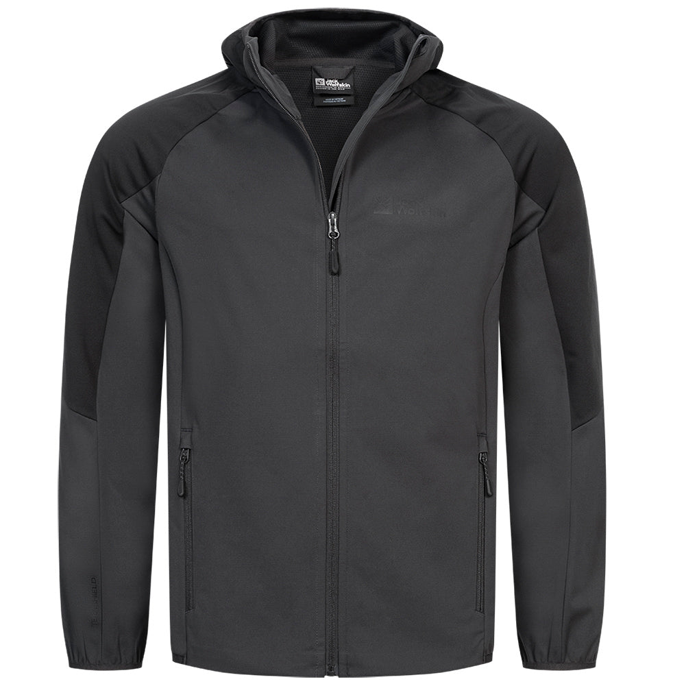 Jack Wolfskin Feldberg softshelljas met capuchon voor heren 1306922-6350