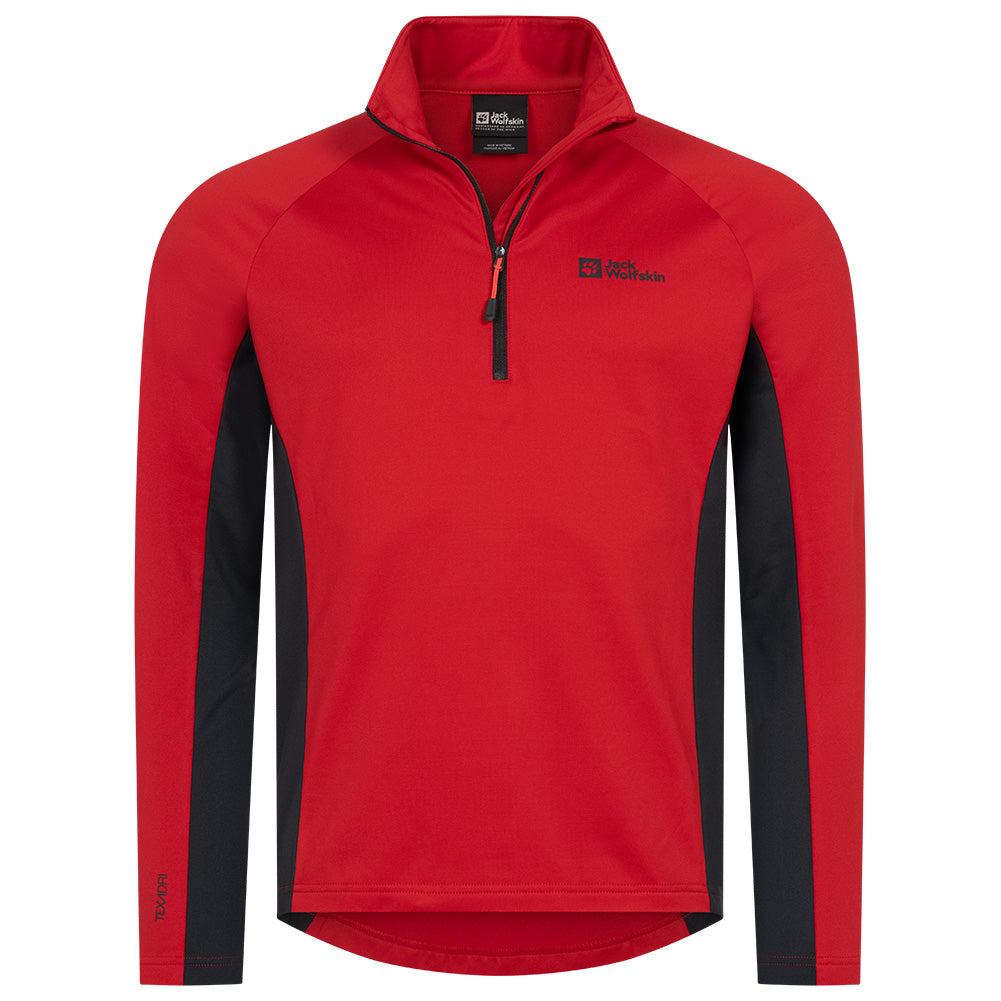 Jack Wolfskin MOROBBIA Half Zip fietsjack voor heren 1710911-2206