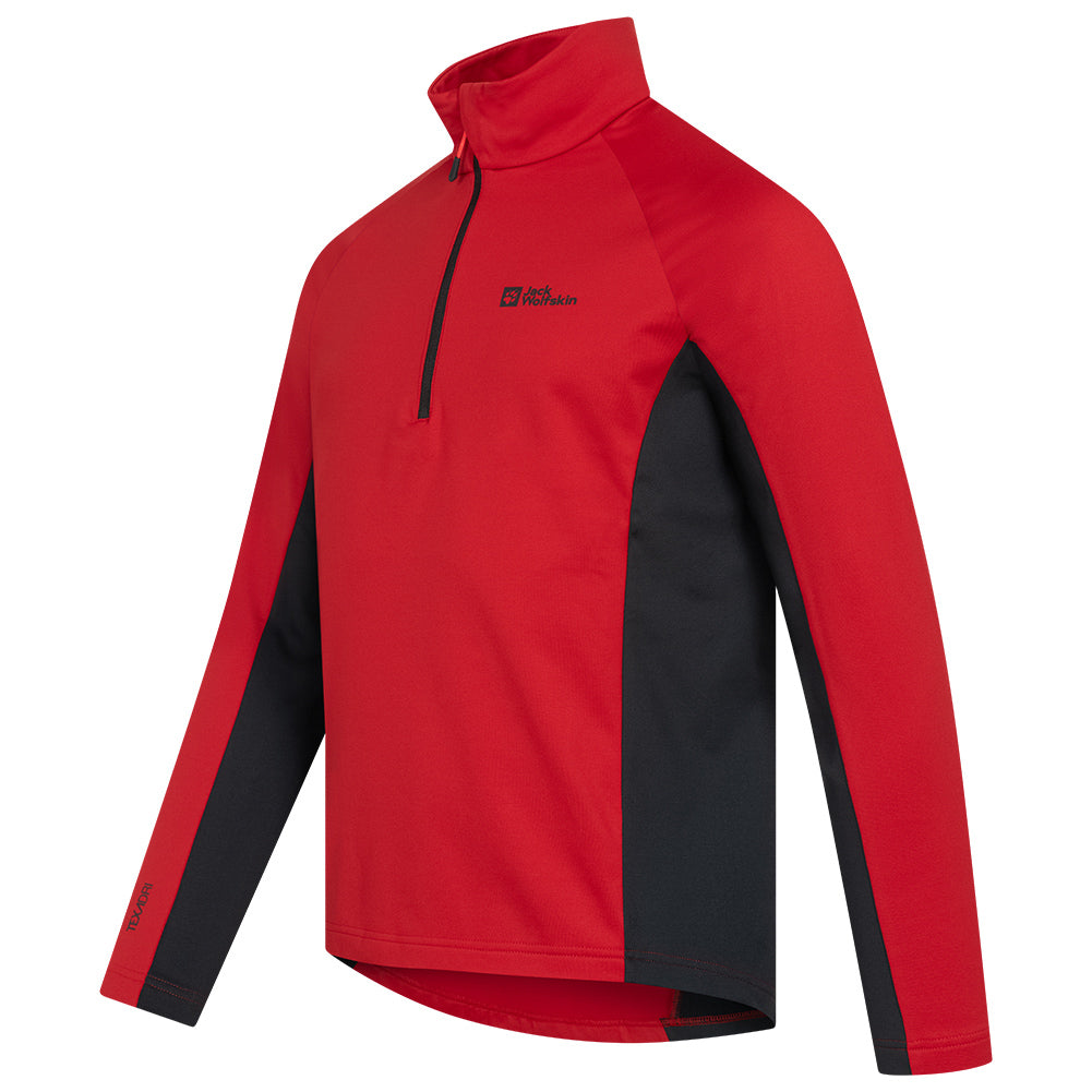Jack Wolfskin MOROBBIA Half Zip fietsjack voor heren 1710911-2206