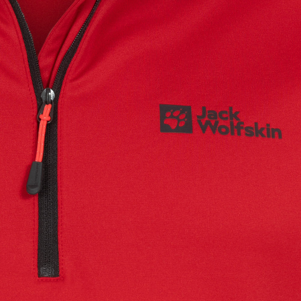 Jack Wolfskin MOROBBIA Half Zip fietsjack voor heren 1710911-2206