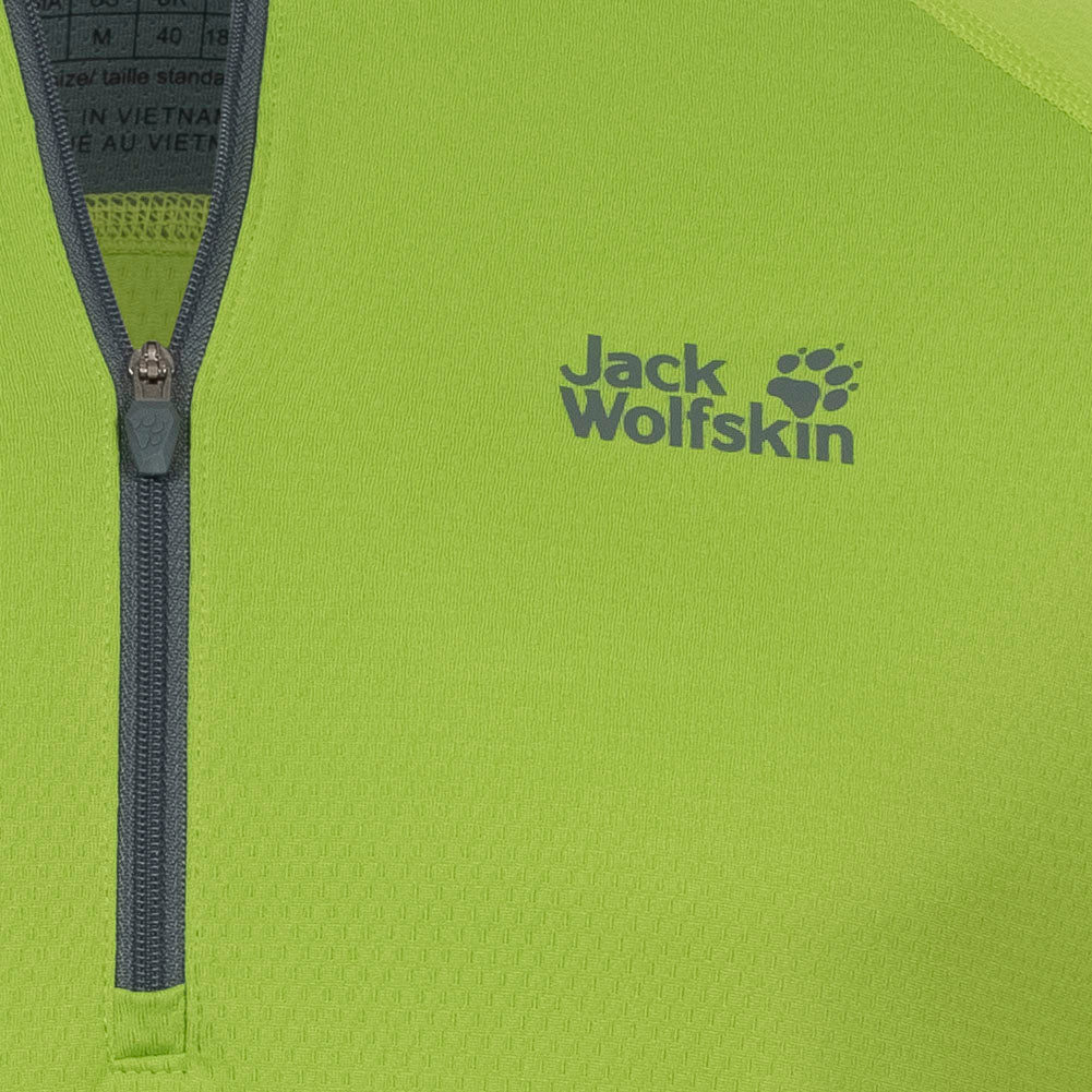 Jack Wolfskin Tourer Halfzip fietsshirt voor heren 1808421-4073