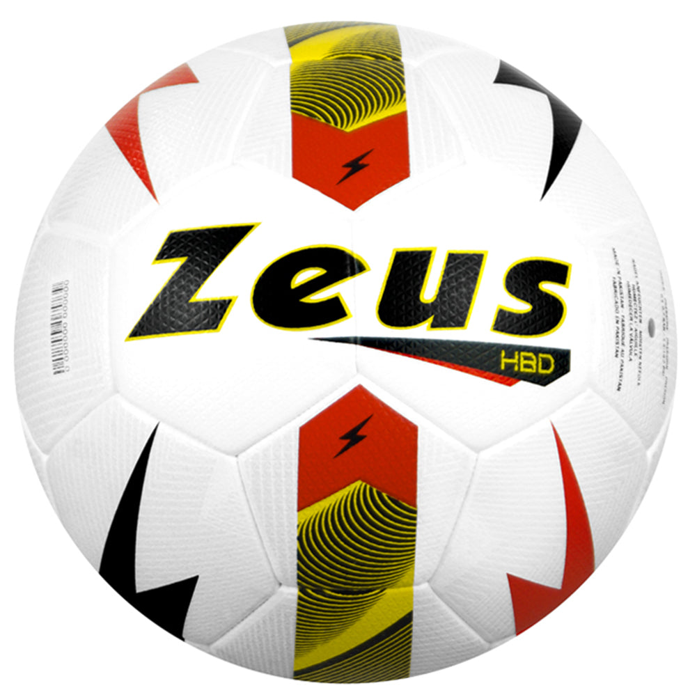 Zeus Pallone Hybride Voetbal wit/rood