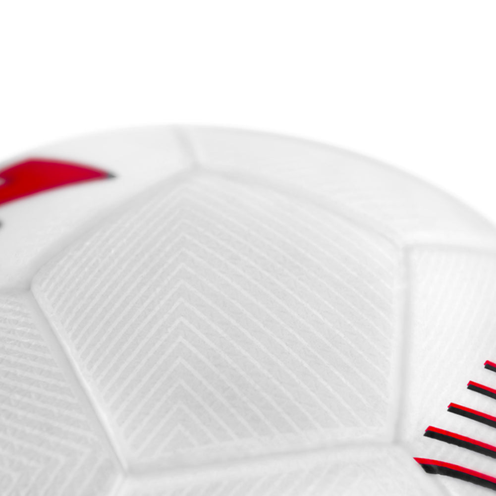 Zeus Pallone Hybride Voetbal wit/rood