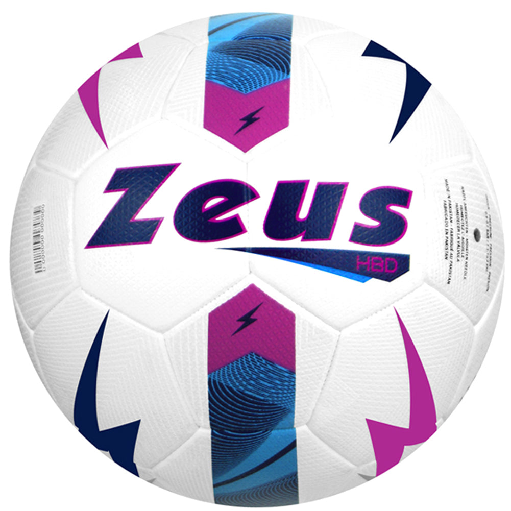 Zeus Pallone Hybride Voetbal wit/blauw