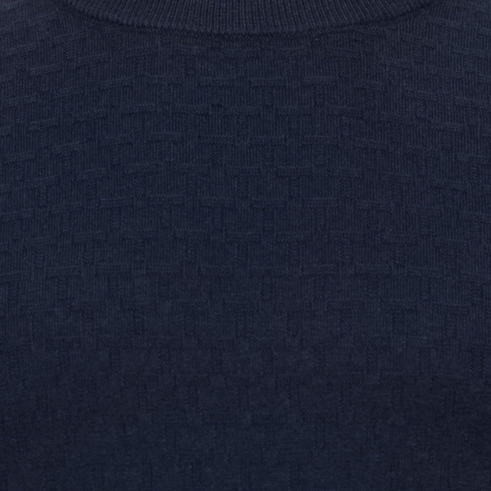 TED BAKER Loung Stitch Crew Neck Sweatshirt voor heren 273063-NAVY