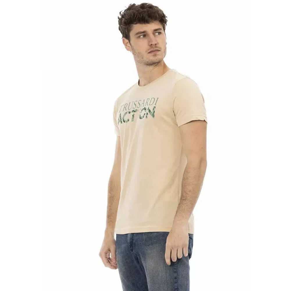 TRUSSARDI Action T-shirt voor heren Zand 2AT02004