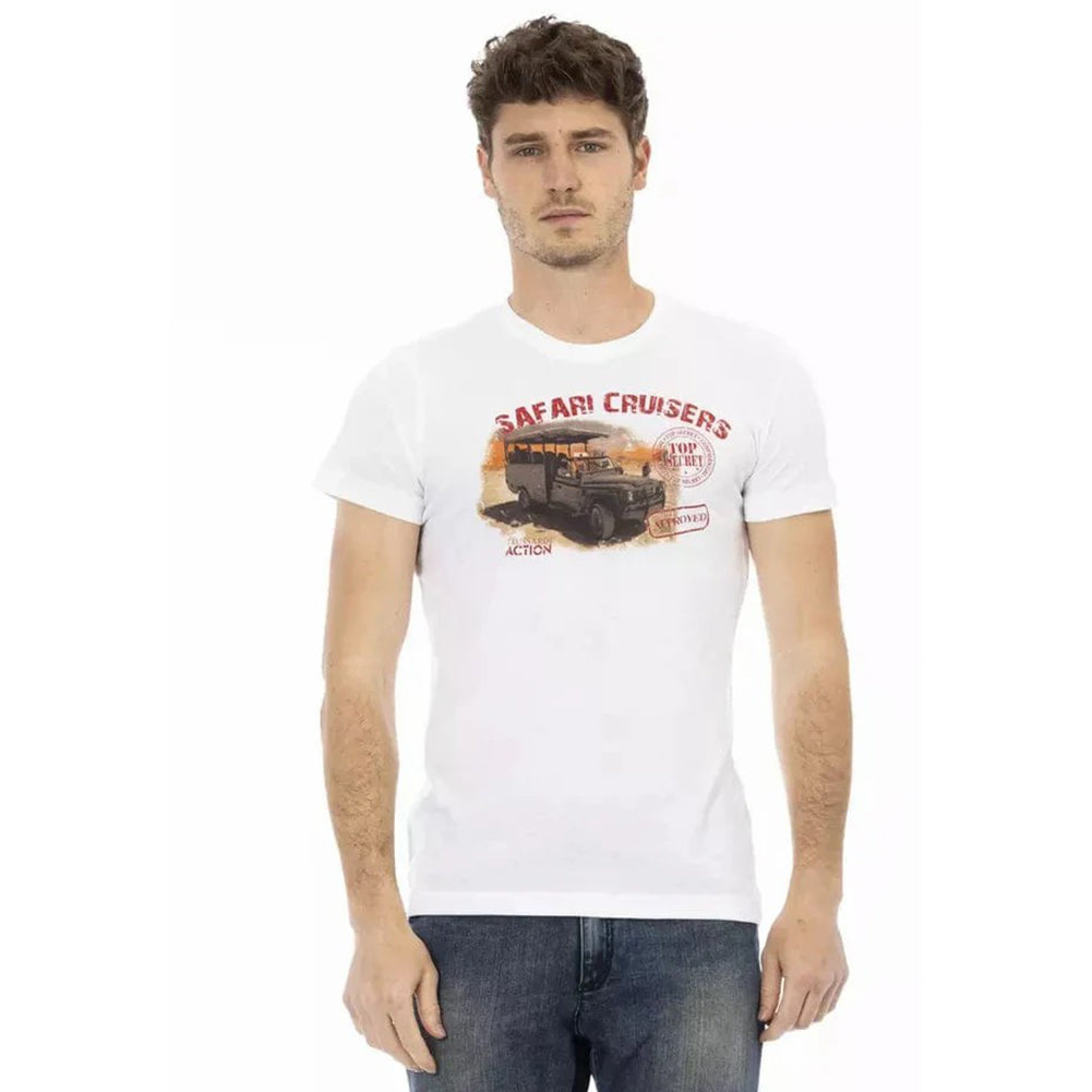 TRUSSARDI Action Heren Safari Cruisers T-Shirt Wit 2AT02B001