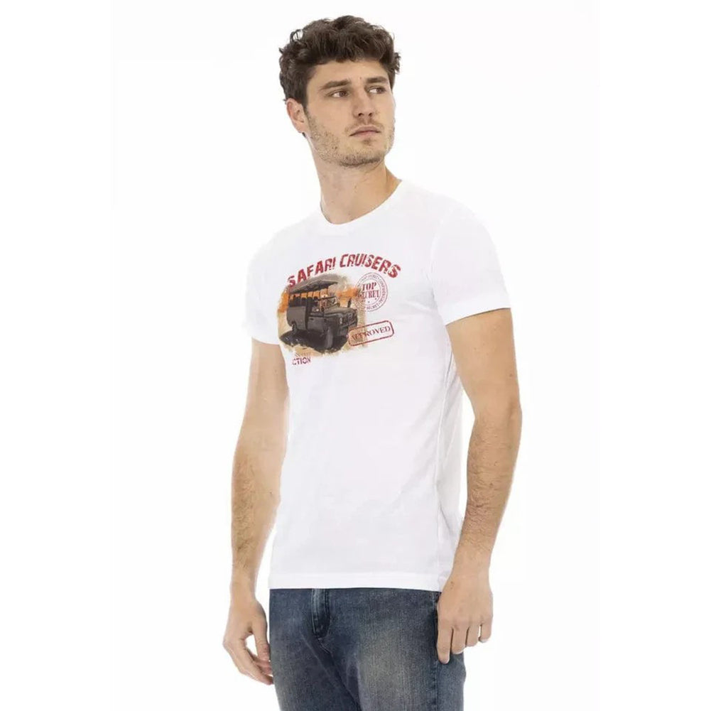 TRUSSARDI Action Heren Safari Cruisers T-Shirt Wit 2AT02B001