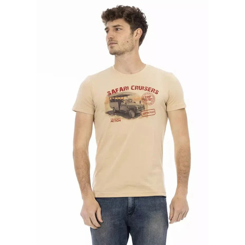 TRUSSARDI Action Heren Safari Cruisers T-shirt Zand 2AT02B004