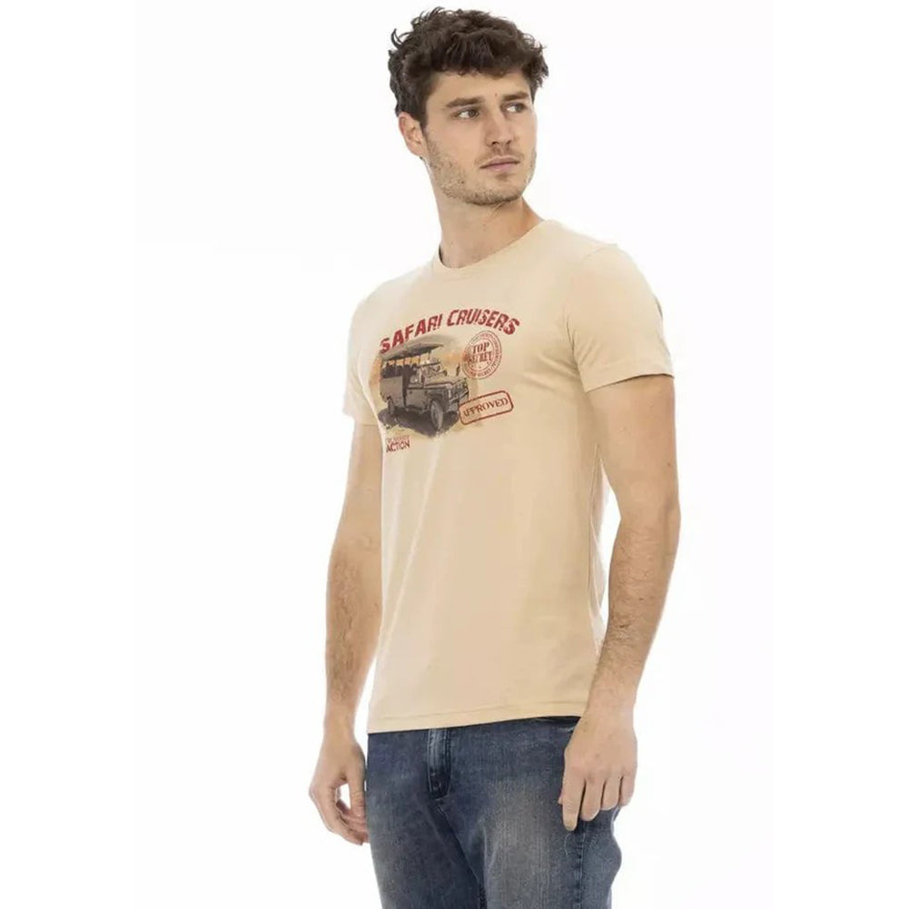 TRUSSARDI Action Heren Safari Cruisers T-shirt Zand 2AT02B004
