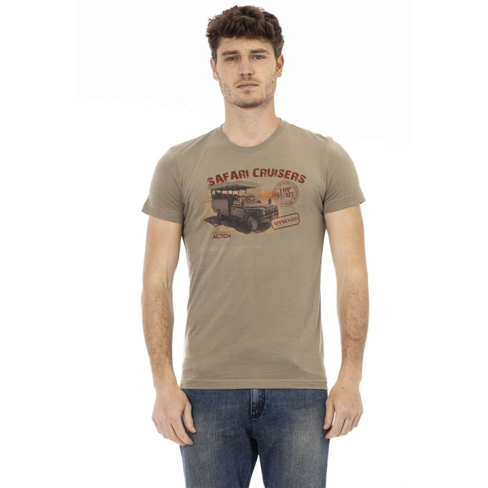 TRUSSARDI Action Heren Safari Cruisers T-shirt Groen 2AT02B055
