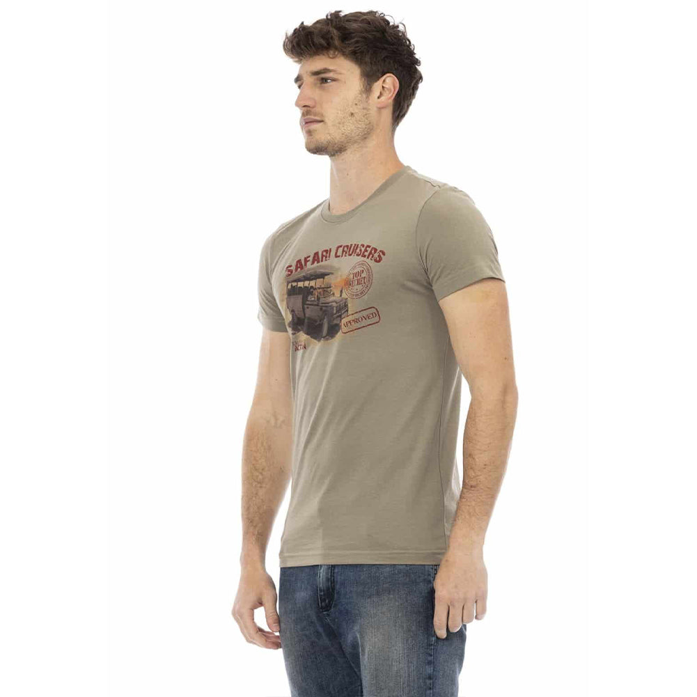 TRUSSARDI Action Heren Safari Cruisers T-shirt Groen 2AT02B055