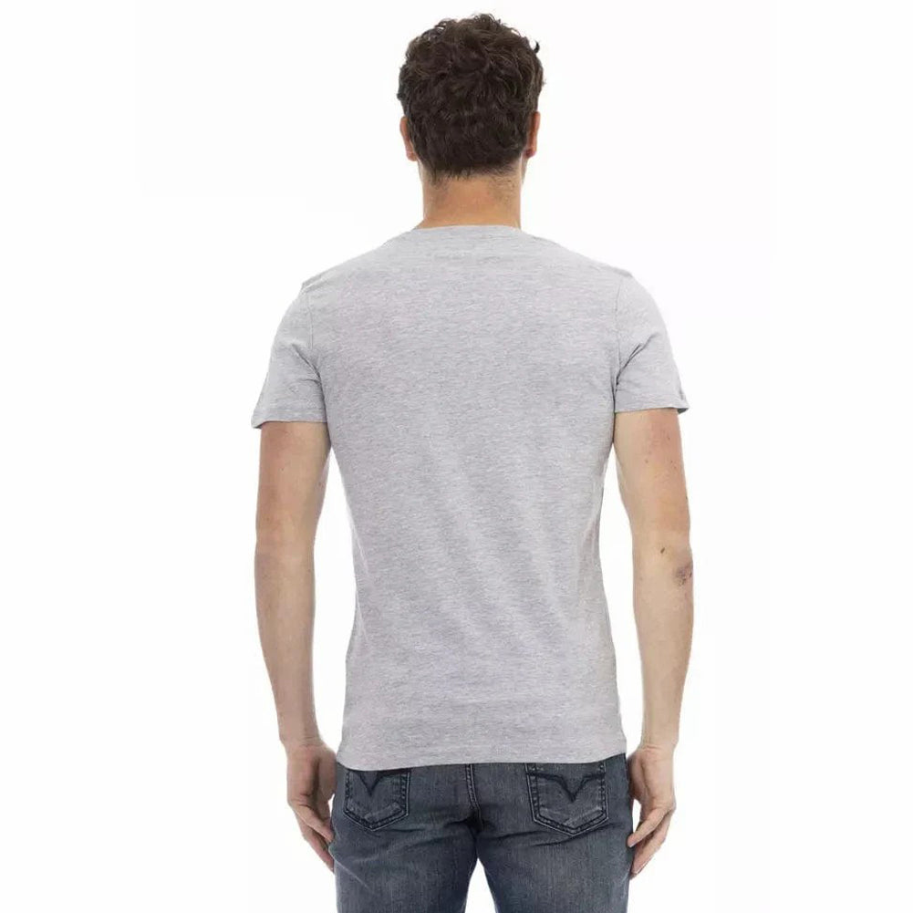 TRUSSARDI Action Heren USA T-shirt Grijs 2AT02F013