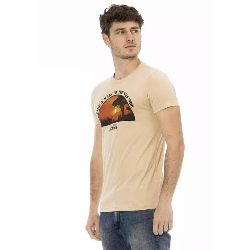 TRUSSARDI Action Heren Wild Side T-shirt Sand 2AT03B004