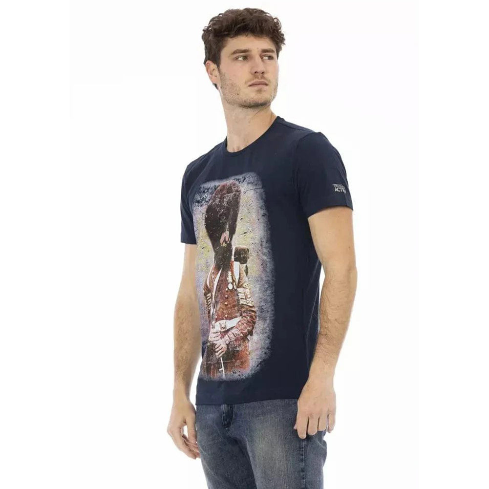 TRUSSARDI Action Heren Real Man T-Shirt Navy 2AT04003
