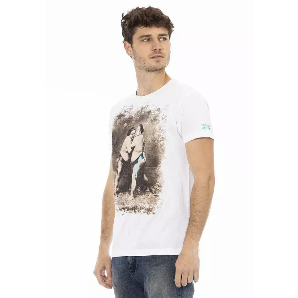 TRUSSARDI Action Heren Sumo T-shirt Wit 2AT07002