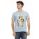 TRUSSARDI Action Heren Conqueror V-hals T-shirt Lichtblauw 2AT108007 – S