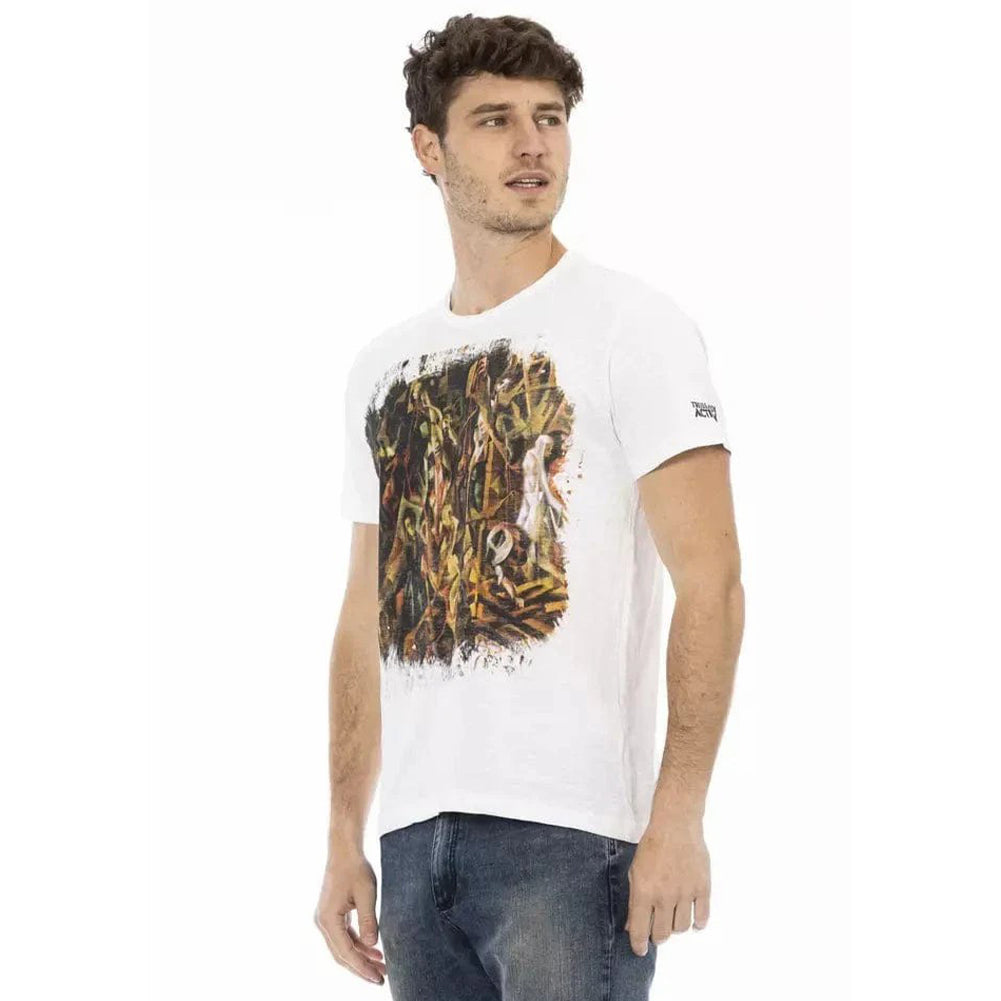 TRUSSARDI Action Heren T-shirt Wit 2AT14002
