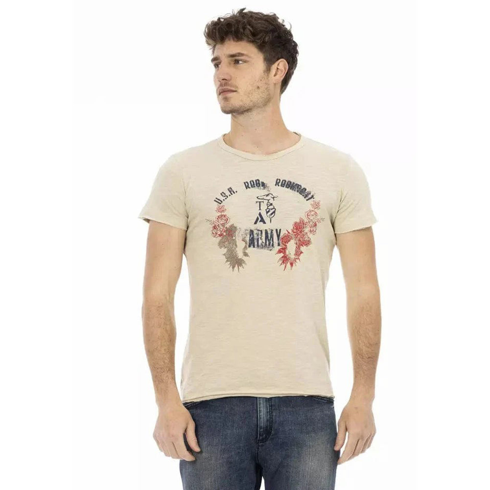 TRUSSARDI Action T-shirt voor heren Zand 2AT17D005